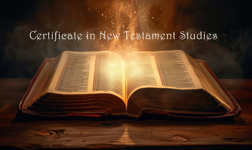 Certificate in New Testament Studies