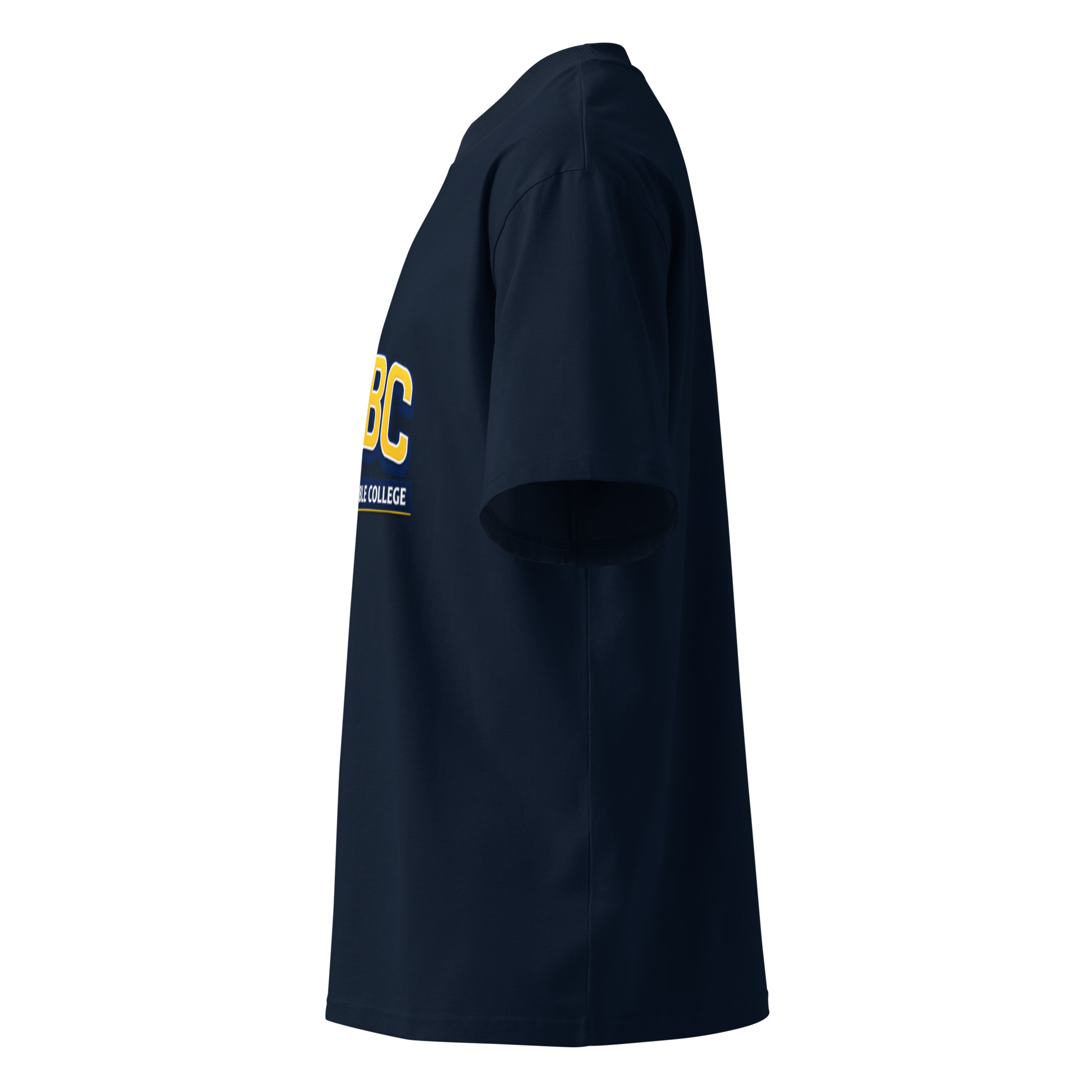 Unisex organic oversized high neck t-shirt - Image 3